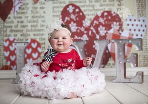 Dallas Valentine Baby Photographer