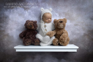 Newborn boy teddy bears