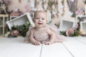 6 month photoshoot with Dallas baby photographer