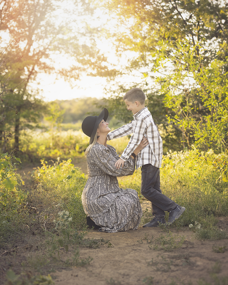 Mother and son