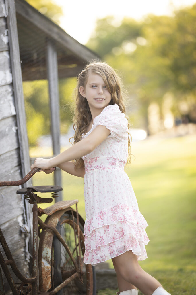Dallas family at farm photo session