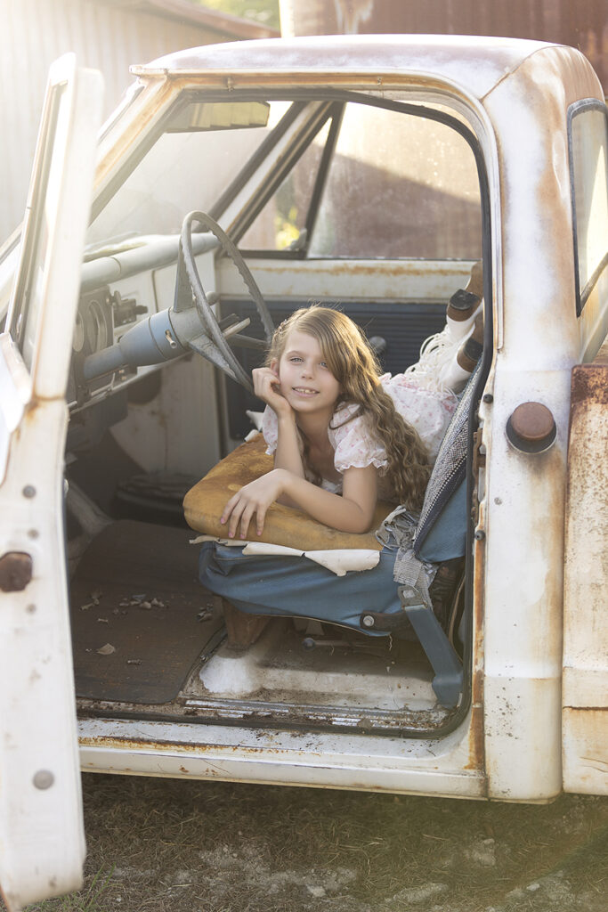 Dallas family at farm photo session