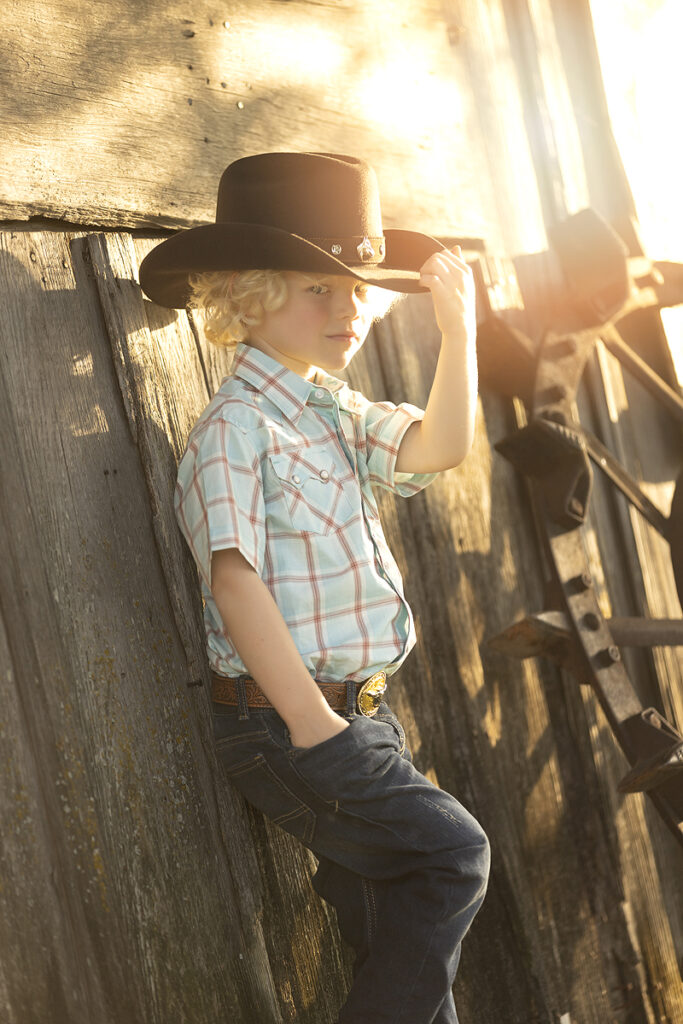 Dallas family at farm photo session