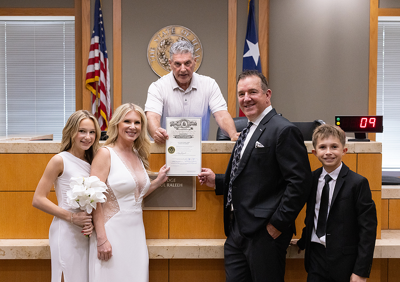 Collin County Courthouse Weedding